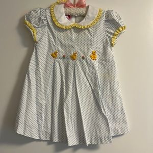 Claire and Charlie Three Ducks Dress 3T